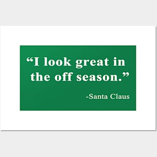 Santa Quote Posters and Art